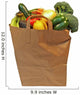 Bag of Fresh Fruits and Vegetables Wall Decal