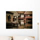 Peaceful Thai Floating Architecture Wall Decal