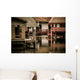 Peaceful Thai Floating Architecture Wall Decal
