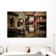 Peaceful Thai Floating Architecture Wall Decal