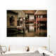 Peaceful Thai Floating Architecture Wall Decal