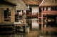 Peaceful Thai Floating Architecture Wall Decal