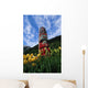 Totem Pole with Tulips Wall Decal