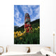 Totem Pole with Tulips Wall Decal