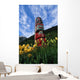 Totem Pole with Tulips Wall Decal