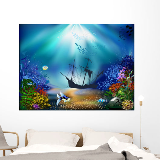 Underwater World Wall Mural