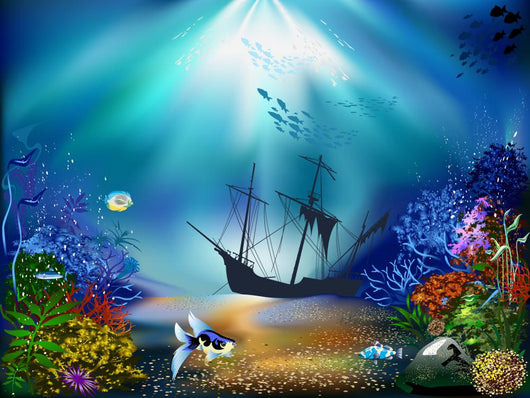 Underwater World Wall Mural