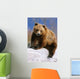 Brown Bear Sitting atop Wall Decal