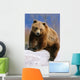Brown Bear Sitting atop Wall Decal