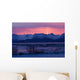 View Of Sunrise Over Mountains Across Kachemak Bay Near Homer Wall Mural