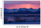 View Of Sunrise Over Mountains Across Kachemak Bay Near Homer Wall Mural