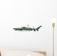 Side-view Great White Shark Wall Decal