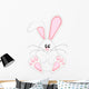 Cute Easter Bunny Wall Decal