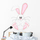 Cute Easter Bunny Wall Decal