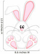 Cute Easter Bunny Wall Decal