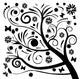 Black Silhouette Tree and
