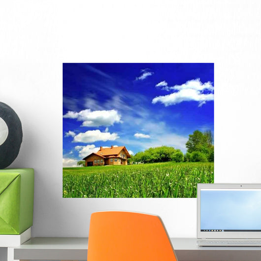 New House Imagination Green Wall Decal