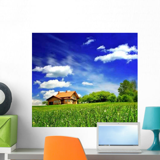 New House Imagination Green Wall Decal