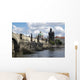 Charles Bridge Crossing Vltava Wall Decal