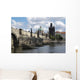 Charles Bridge Crossing Vltava Wall Decal