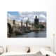 Charles Bridge Crossing Vltava Wall Decal