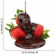 strawberry in chocolate Wall Decal