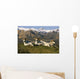 Group Of Dall Sheep Rams On Ridge Polychrome Pass Wall Mural