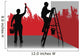 two painters Wall Mural