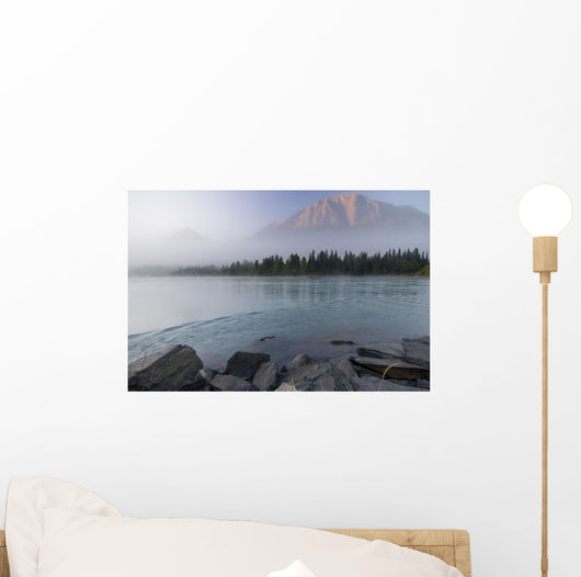 Drift Boat On The Outlet Of Kenai Lake Wall Mural