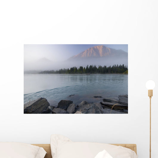 Drift Boat On The Outlet Of Kenai Lake Wall Mural