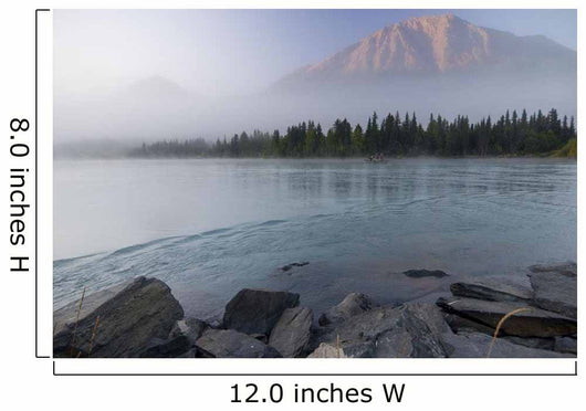 Drift Boat On The Outlet Of Kenai Lake Wall Mural