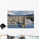 Homer Boat Harbor In Spring, Kenai Peninsula, Alaska Wall Mural