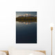 Scenic View Of Pioneer Peak Reflecting In Echo Lake At Sunset Wall Mural