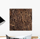 Roots in a soil background Wall Mural