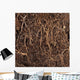 Roots in a soil background Wall Mural