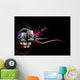 vector music illustration Wall Mural