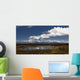 Scenic View Of A Kettle Pond With The Alaska Range In The Background Wall Mural