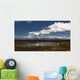 Scenic View Of A Kettle Pond With The Alaska Range In The Background Wall Mural