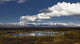 Scenic View Of A Kettle Pond With The Alaska Range In The Background Wall Mural