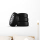 Four Tires Close-up Wall Decal