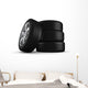 Four Tires Close-up Wall Decal