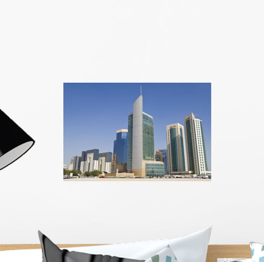 Doha Financial District Skyline, Qatar Wall Mural
