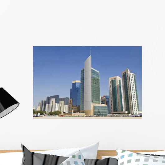 Doha Financial District Skyline, Qatar Wall Mural