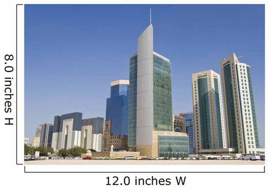 Doha Financial District Skyline, Qatar Wall Mural