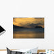 Sunset @ Chilkat Range & Favorite Channel Se Alaska Summer Wall Mural