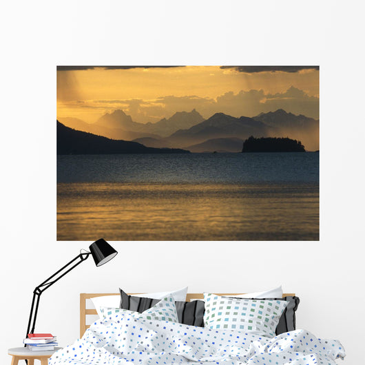Sunset @ Chilkat Range & Favorite Channel Se Alaska Summer Wall Mural