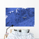 Small Plane Flying Above Chugach Mts Southcentral Ak/Nspring Wall Mural