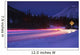 Car On Icy Road Evening Winter Southcentral Ak Wall Mural