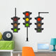 Cartoon Traffic Light Different Wall Decal