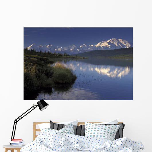 Mt Mckinley Reflects Wall Mural